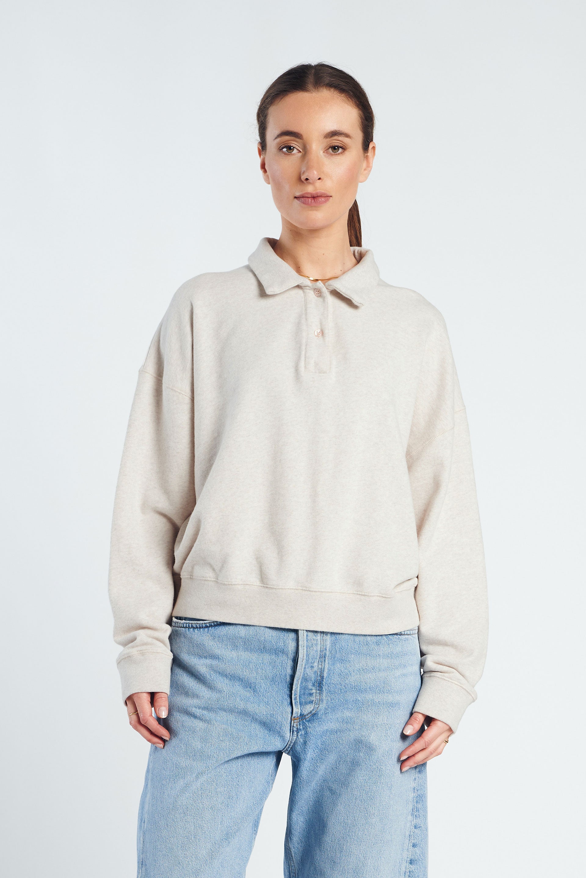 Avi sweater beige melange