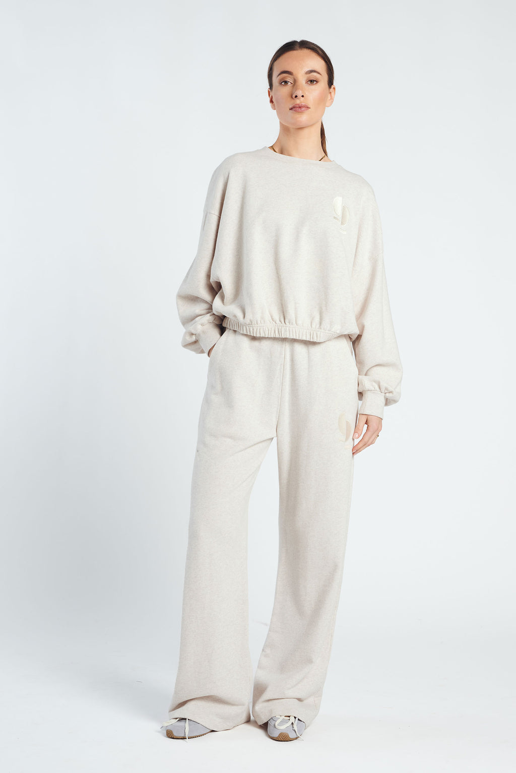 Jogger beige melange