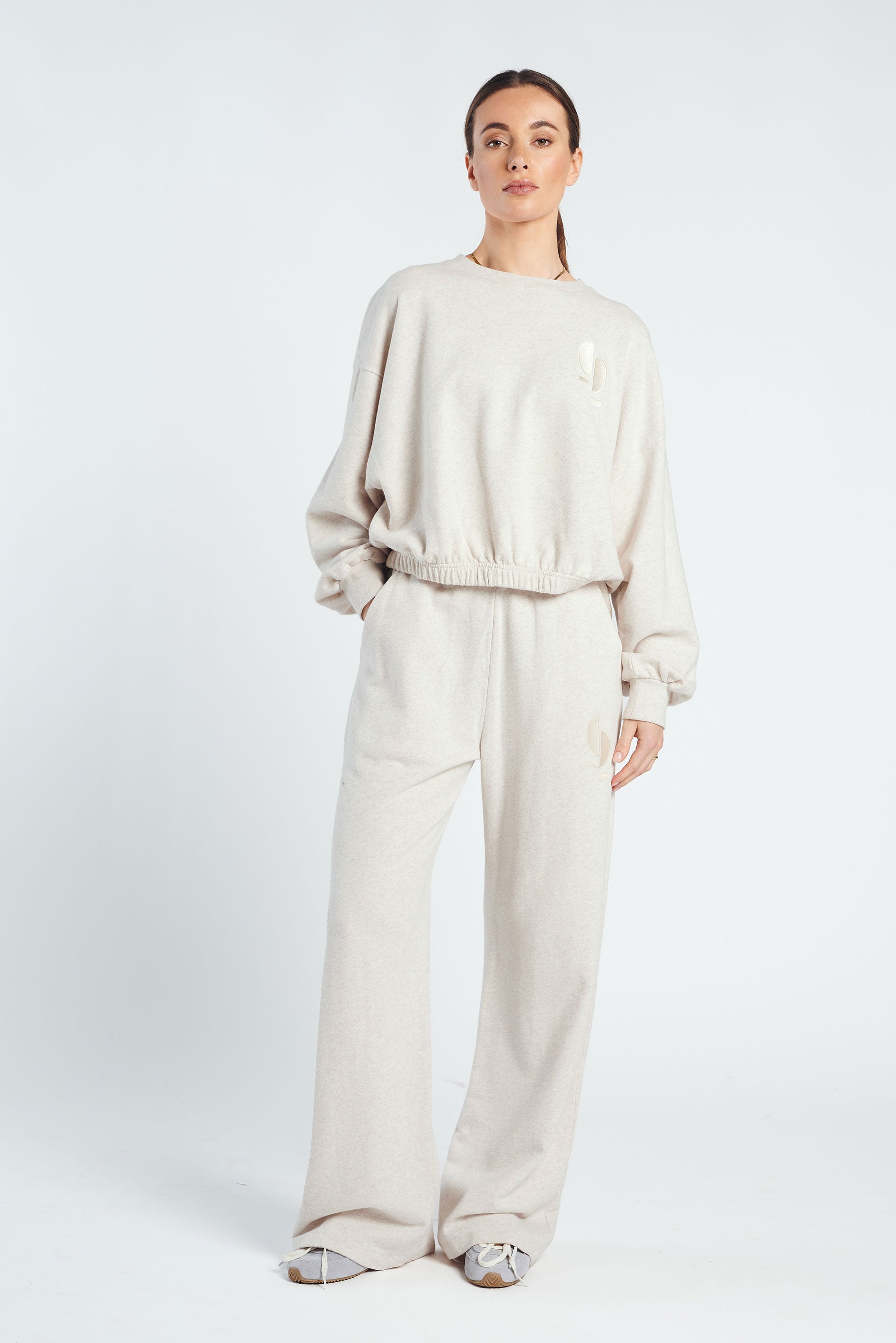 Jogger beige melange